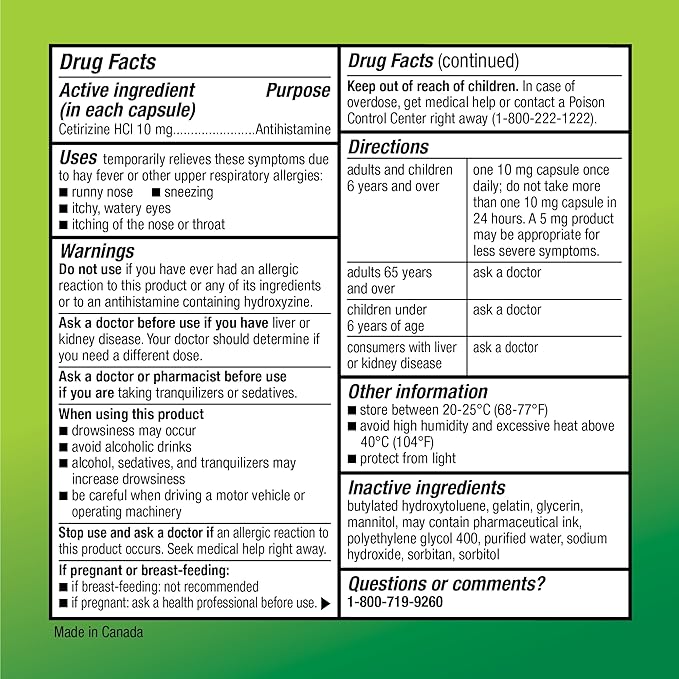 Amazon Basic Care All Day Allergy 24 Hour 10 mg, 40 Count
