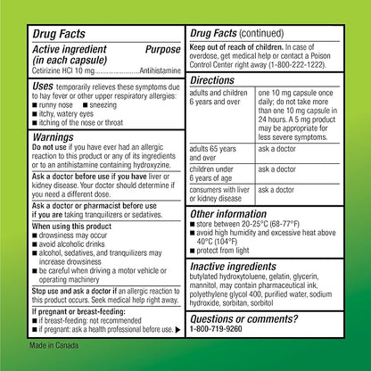 Amazon Basic Care All Day Allergy 24 Hour 10 mg, 40 Count