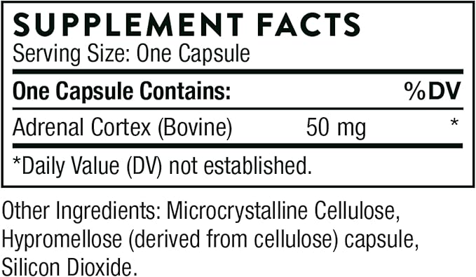 THORNE Adrenal Cortex 60 Capsules
