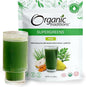Organic Traditions Super Greens Powder Superfood with Turmeric, Pear Flavored Organic Greens Superfood Powder, 200g / 7oz Bag