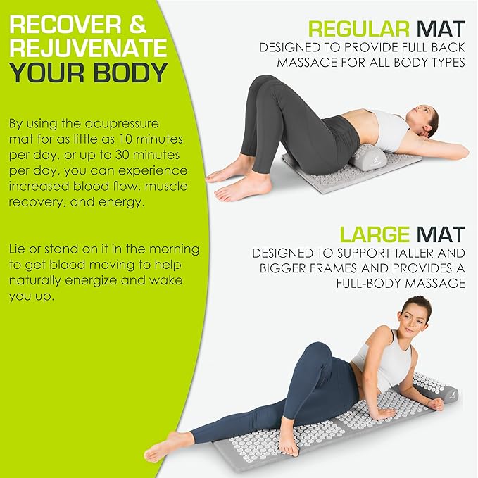 ProsourceFit Acupressure Mat and Pillow Set