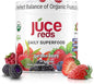 JUCE Reds Organic Superfood Powder - Garden Berry Flavor | Fruit & Veggie Powder for Everyone w/64 Immune Boosting Superfood Plus Probiotics for Gut Health | 20 Servings (230g) | By Terra Kai Organics