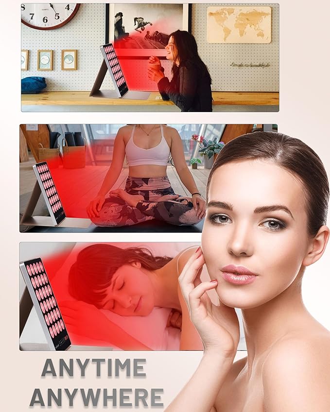 Red Light Therapy for Face,Red Light 660nm&Near Infrared 850nm Red