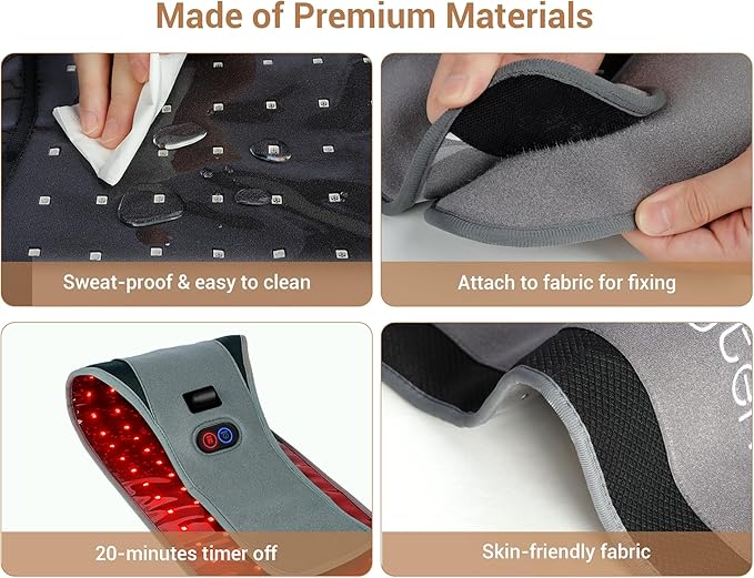 Comfytemp Red Light Therapy Belt, FSA 22W Light