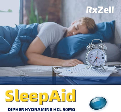 Sleep Aid, Diphenhydramine HCl 50mg, 220 Softgels