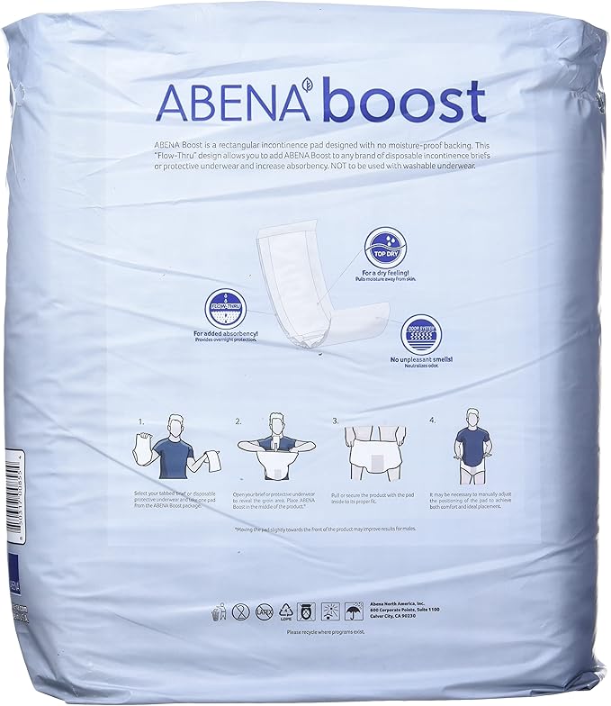 Abena BOOST Fluff Incontinence Pads 20 Count