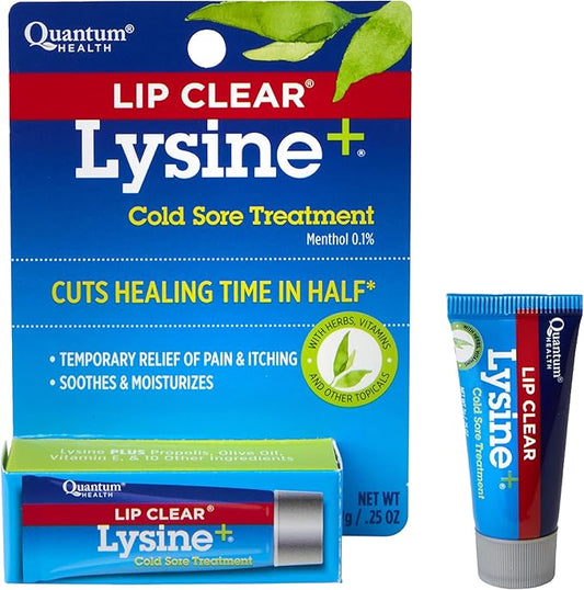 Quantum Health Lip Clear Lysine+ Cold 0.25 Oz