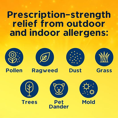 Xyzal Allergy Pills, 24-Hour Allergy Relief, 55-Count, Original