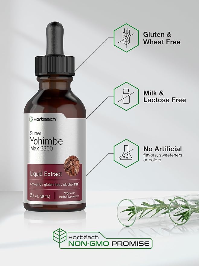 Horbäach Super Yohimbe Bark Extract 2 Oz