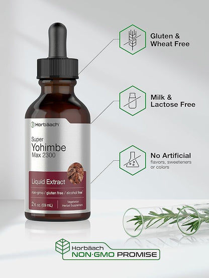 Horbäach Super Yohimbe Bark Extract 2 Oz