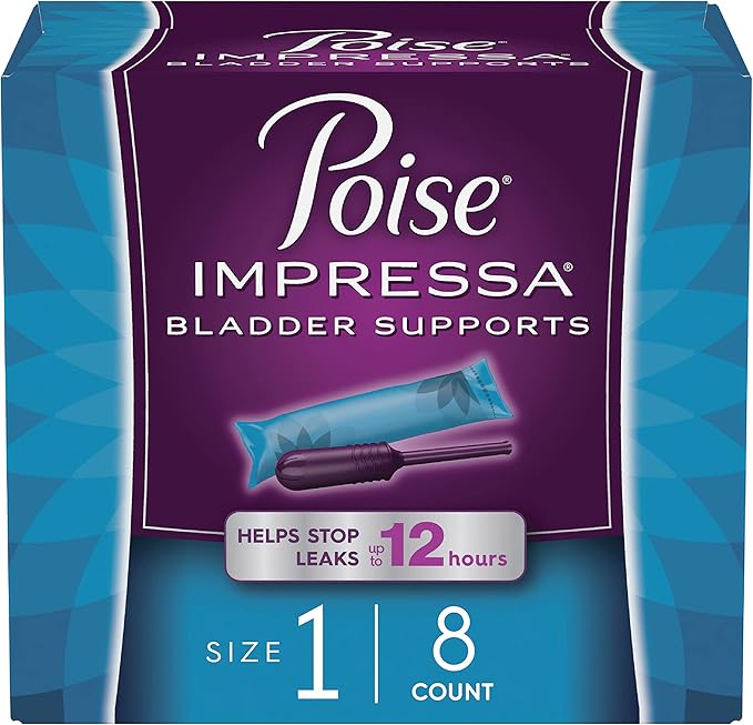 Poise Impressa Incontinence Bladder Support 1, 8 8 Count