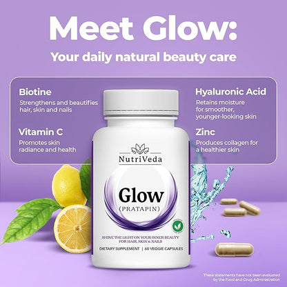 Glow Capsules: Premium Hair, Skin, and 60 capsules