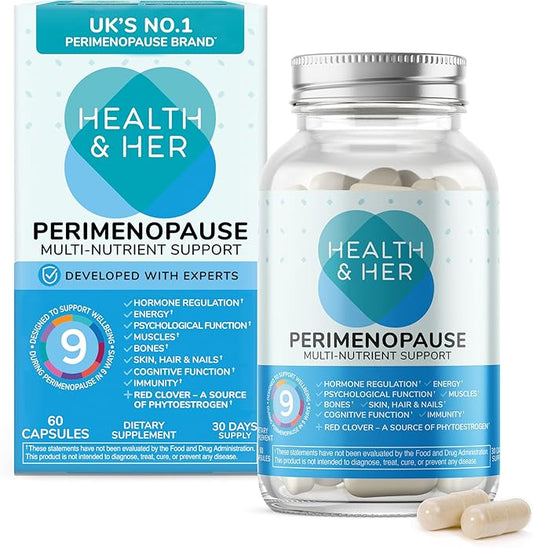Health & Her Peri Menopause Supplements 60 Count