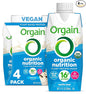 Orgain Organic Nutritional Vegan Protein Shake, 16g Plant 21 Vitamins 11 Fl 4)