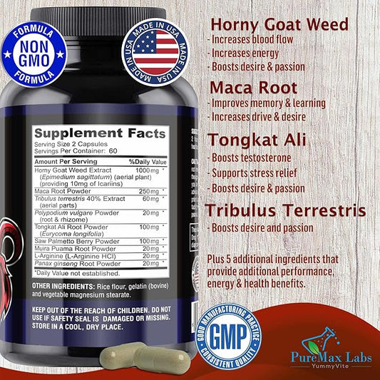 Horny Goat Weed Extra Strength -120 120 Capsules