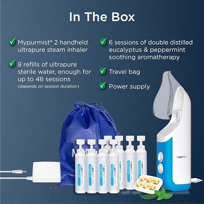 mypurmist Ultrapure Steam Inhaler (Plug-in)