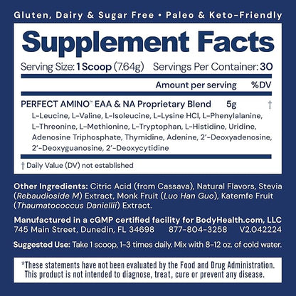 BodyHealth PerfectAmino Powder 30 Servings