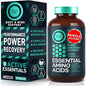 Essential Amino Acids Supplement - 3,000mg Amino Complex + All 9 Best Amino Acids for Muscle Growth, Power and Recovery - Leucine Amino Acid, Lysine, Isoleucine, Tryptophan - 120 Vegan, BCAA Capsules
