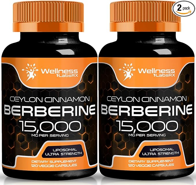 Berberine Supplement 1500mg 2 Packs