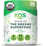 KOS Organic Super Greens Powder Erythritol Free 28 Servings