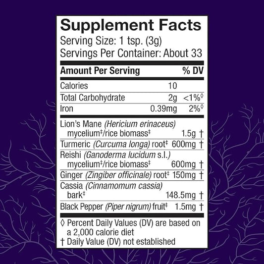 Host Defense MycoBotanicals Brain & Body* Powder 3.5 oz (33 Servings)*