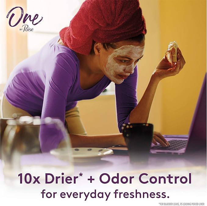One by Poise Panty Liners (2-in-1 50 Count