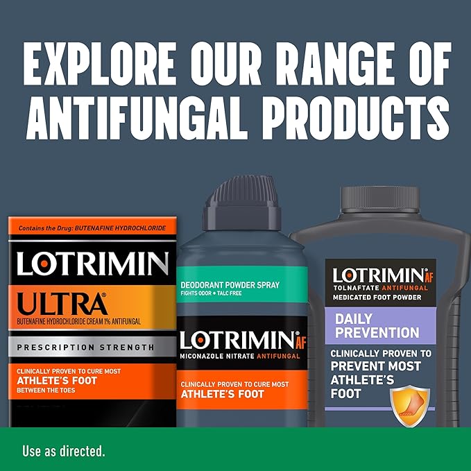 Lotrimin Athlete's Foot Deodorant Antifungal Powder 2%, Clinically 4.6 Ounce 3)
