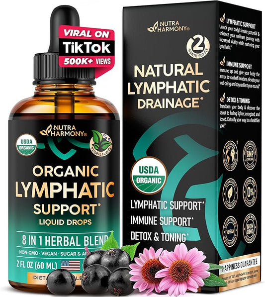 USDA Organic Lymphatic Drainage Supplement 2 fl