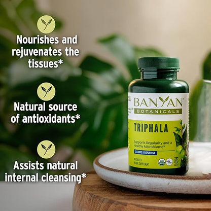 Banyan Botanicals Triphala Tablets 180 Tablets