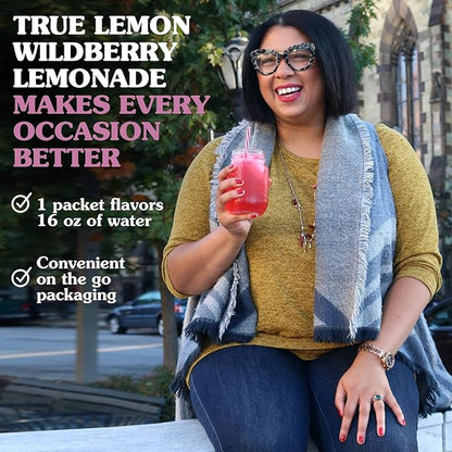 True Lemon WILDBERRY LEMONADE, True Citrus, 10 Count (Pack of 4)