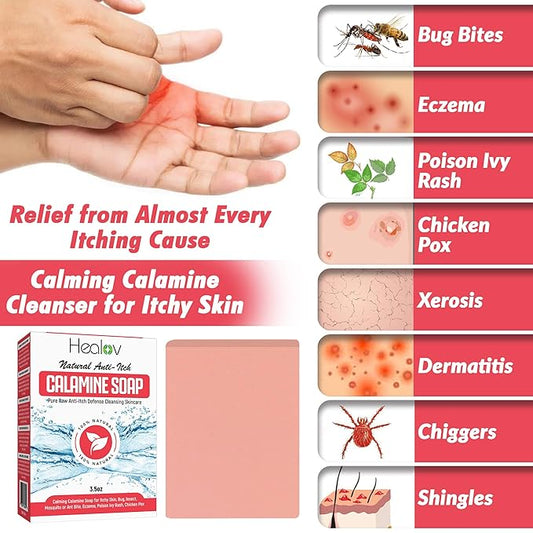 Natural Instant Itch Relief Soap Bar