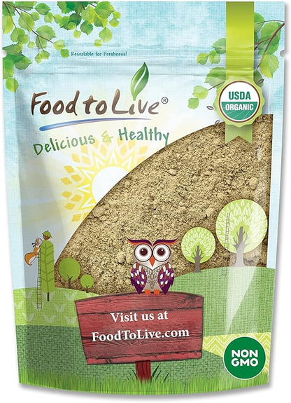 Food to Live Organic Hemp Protein 4 Pounds 50% Protein,