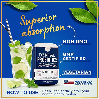 Dental Probiotics for Teeth and Gums 3BN CFU 45 Chewable