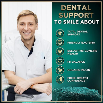 Oral Probiotics for Mouth Bad Breath - Dental Probiotics for Teeth and Gums - 3 Billion CFU Advanced Bad Breath Treatment for Mouth Health - 90 Prebiotic and Probiotic Lactobacillus Salivarius Tablets