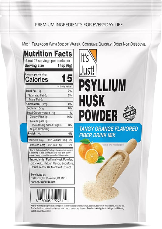 It's Just! - Psyllium Husk Powder, 10oz (Pack 1))