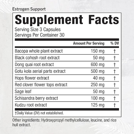Equilife - Estrogen Support, Herbal Hormone (90 Capsules)