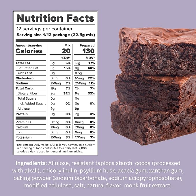 Scotty's Everyday - Keto Fudge Brownie Mix - 1g Net carbs, 0g Added Sugar, Gluten-Free, High Fiber - No Nut Flours - 9.05oz, Pack of 3