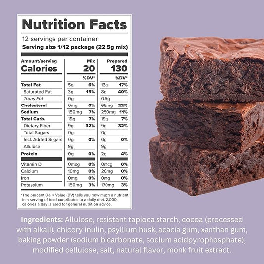 Scotty's Everyday - Keto Fudge Brownie Mix - 1g Net carbs, 0g Added Sugar, Gluten-Free, High Fiber - No Nut Flours - 9.05oz, Pack of 3