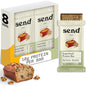 Send Bars Plant-Based Vegan Healthy Protein Bars, With Greens (Banana Bread, 8 Bars) – Increase Your Focus, Tolerance For Stress & Physical Output With Organic Ingredients