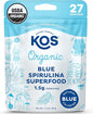 KOS USDA Organic Blue Spirulina Powder, Phycocyanin 27 Servings