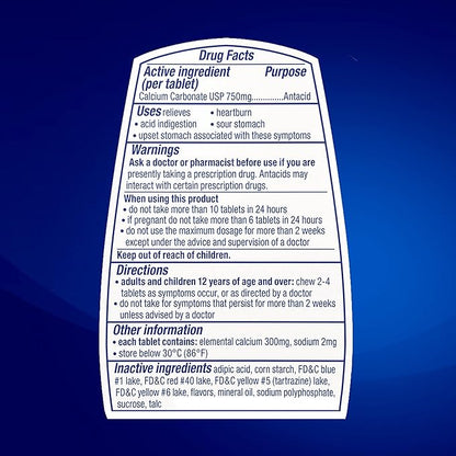 TUMS Chewable Antacid Tablets for Extra 330 Count
