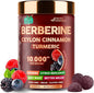 Berberine with Ceylon Cinnamon Gummies 10000 mg 7-in-1 Heart 60 Gummies
