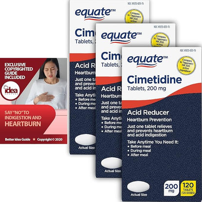 Cimetidine 200 mg (360 ct 3 Pack)