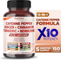 Cayenne Pepper 8000mg Ginger 3000mg Turmeric 2500mg Berberine 2500mg -