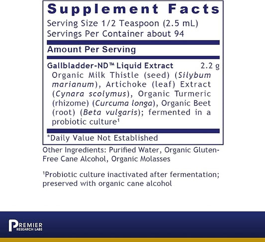 Premier Research Labs Fermented Gallbladder-ND 8 fl