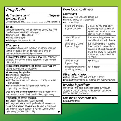 Amazon Basic Care Children's All Day 1 mg/mL, 8 fl 2)