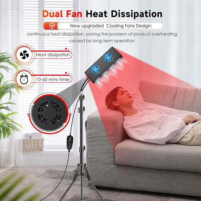 Red Light Therapy, 75 LED Red 35W Red 660nm & 850nm Red