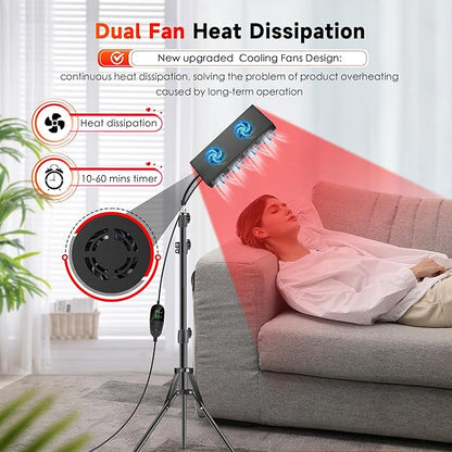 Red Light Therapy, 75 LED Red 35W Red 660nm & 850nm Red