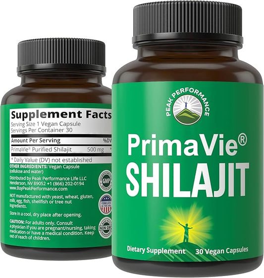PrimaVie® Purified Shilajit Capsules Made 40+ Trace