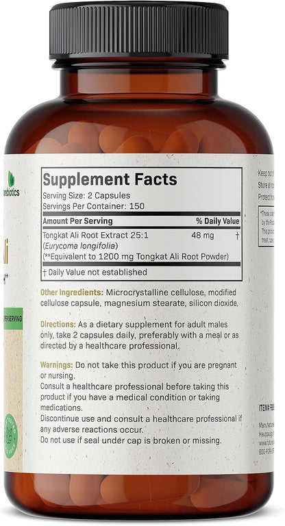 Futurebiotics Longjack Tongkat Ali Extra Strength 300 Vegetarian